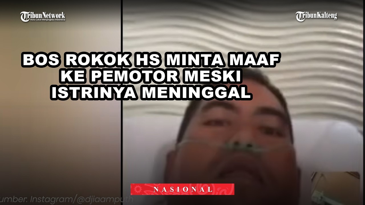 Bos Rokok HS, Muhammad Suryo, Minta Maaf ke Korban Kecelakaan Meski Istrinya Meninggal