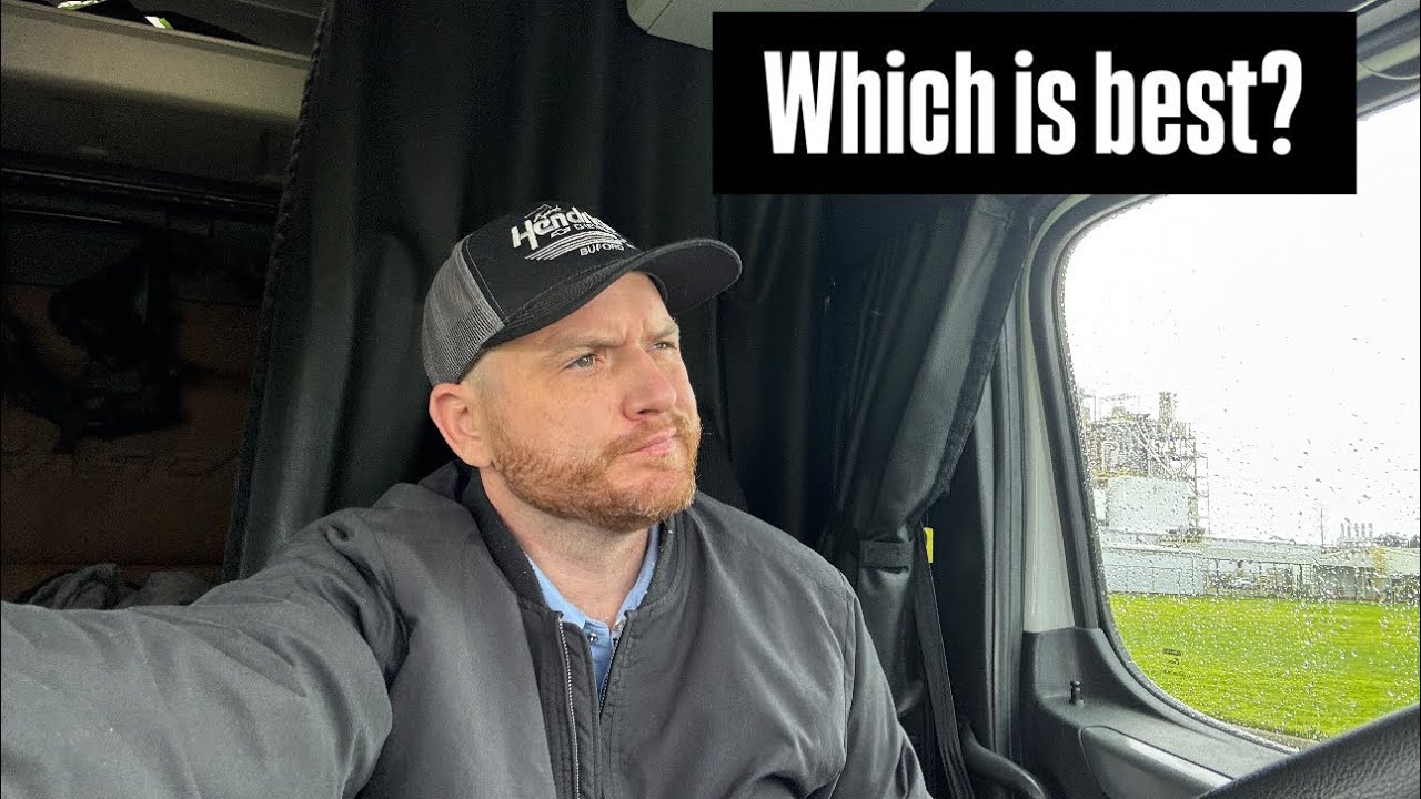 Dry Van vs Flatbed vs Tanker Truck Driving