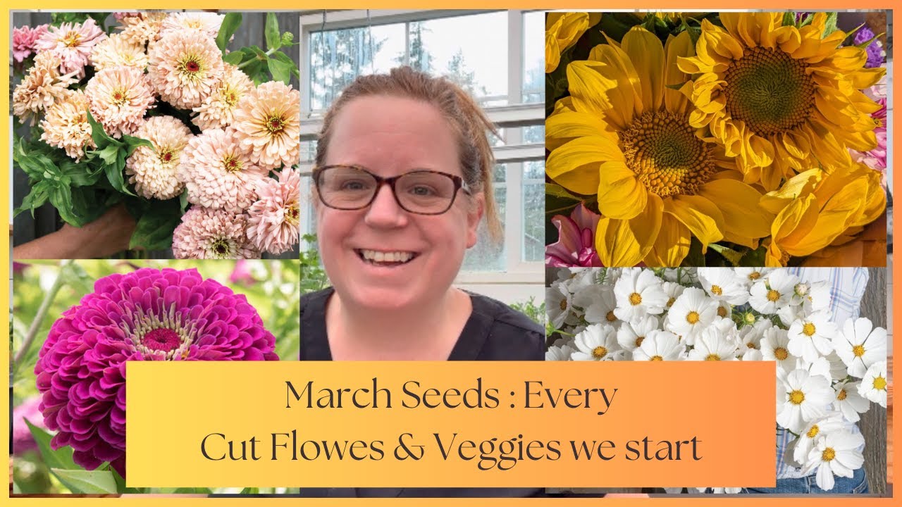 What I’m Starting from Seed in March! 🌱 Cut Flowers & Veggies | PNW Zone 8b