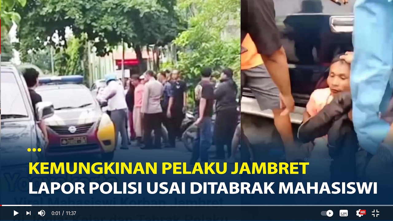 Jawaban Polisi Soal Kemungkinan Pelaku Jambret Lapor Polisi Usai Ditabrak Mahasiswi di Jogyakarta