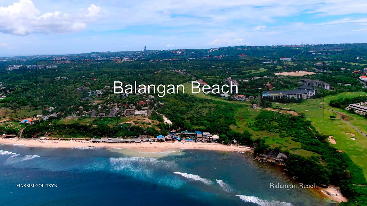 🇮🇩 Пляж Баланган / Бали / Индонезия [4K Ultra HD видео с дрона]