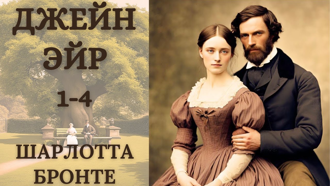 ДЖЕЙН ЭЙР, ШАРЛОТТА БРОНТЕ,  ГЛАВЫ 1-4, аудиокнига, роман, читает Nelli Muse