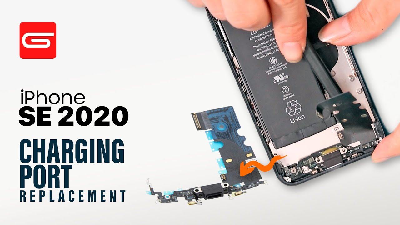 Замена гибкого кабеля зарядного порта iPhone SE 2020