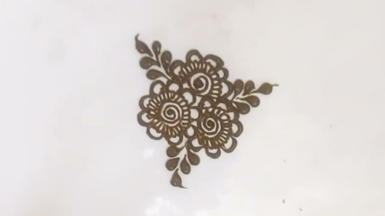 Henna bunch / mehndi flowers #henna #mehndi #hennadesign #simplemehndi 