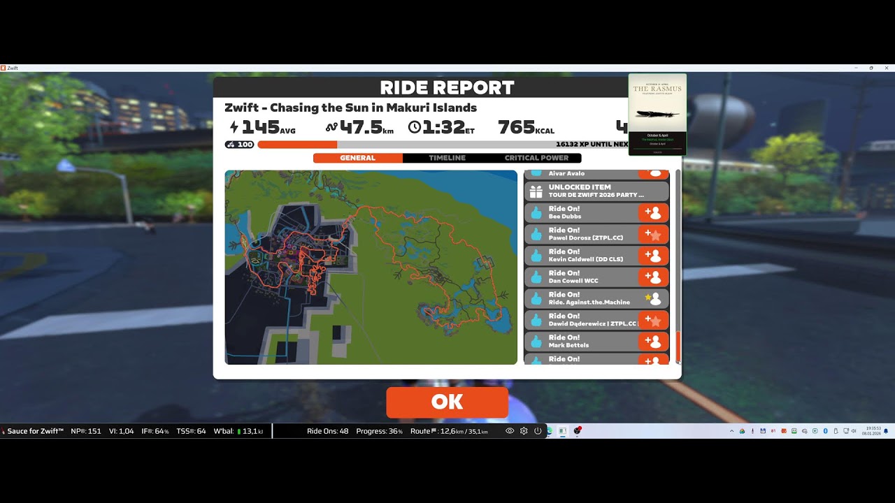 Tour de Zwift 2026 | Stage 1: Standard Ride | Chasing the Sun
