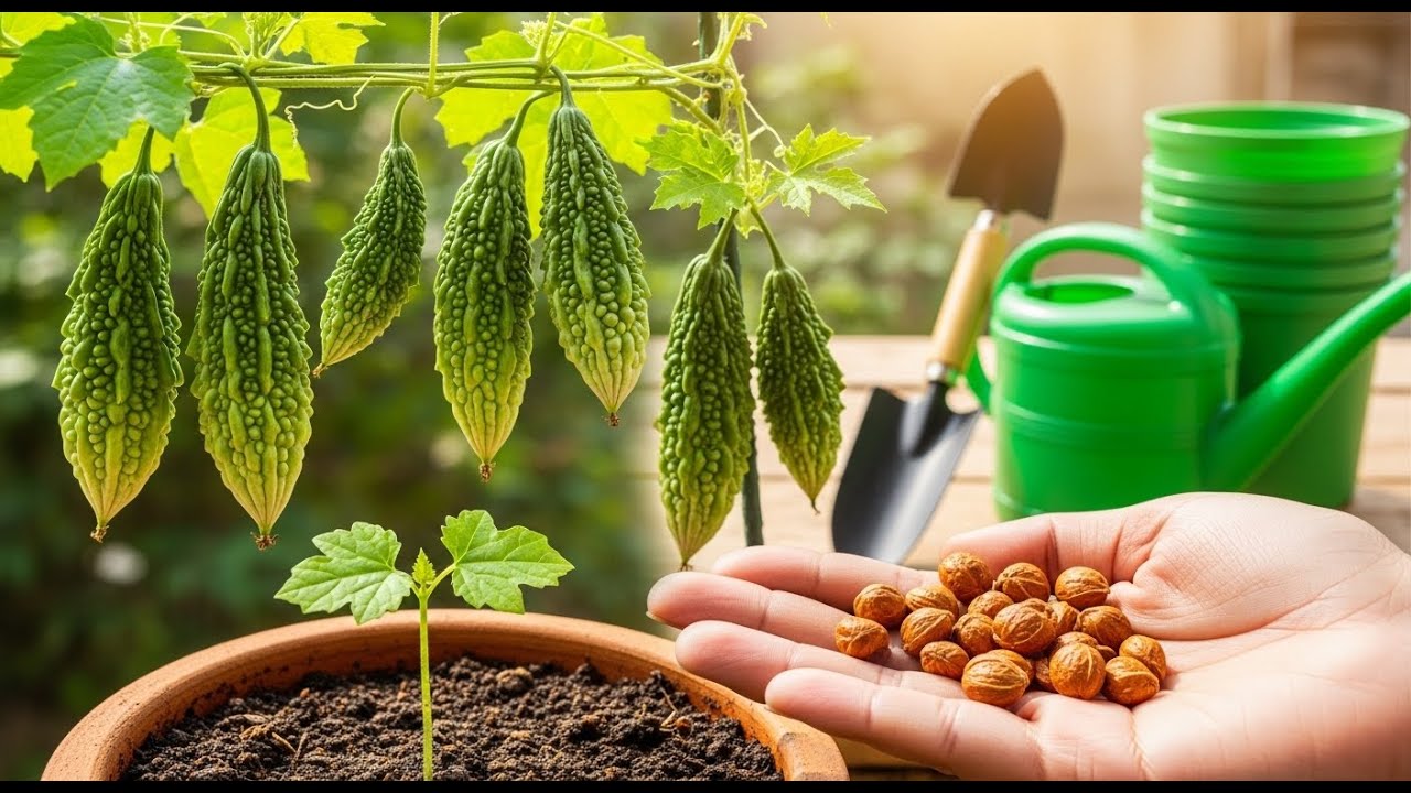 Grow Karela from Seeds at Home | Complete Guide for Beginners | Must Watch!
