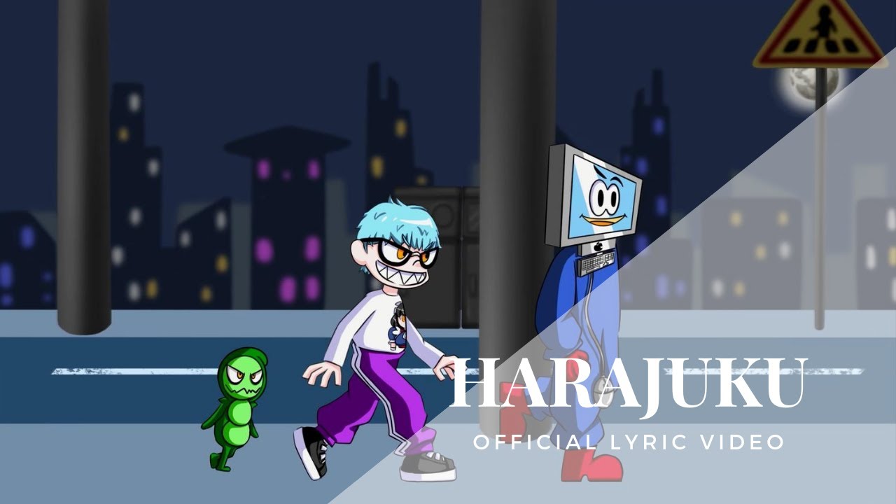 Futuristic Swaver - Harajuku (Feat. Jinmenusagi) (Official Lyric Video)