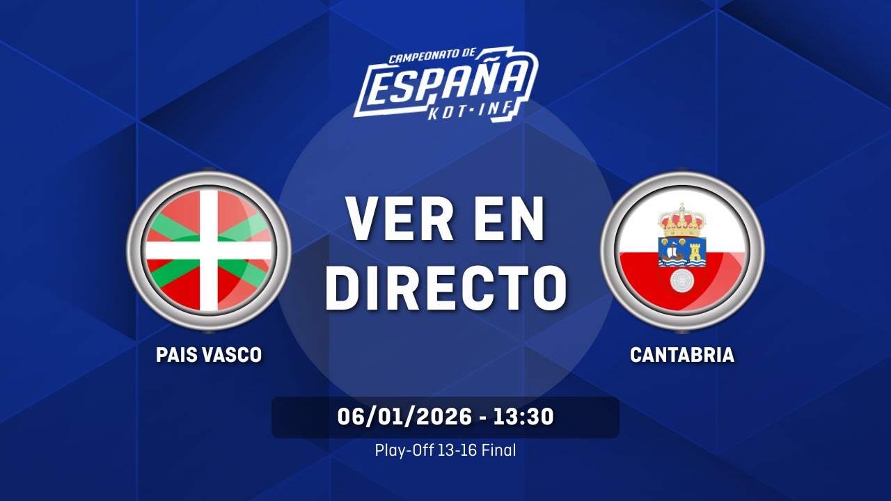 PAIS VASCO vs CANTABRIA | Play-Off 13-16 | Final | CESA Infantil Femenino
