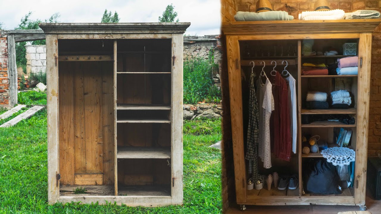200 Year old Barn Find Closet restoration