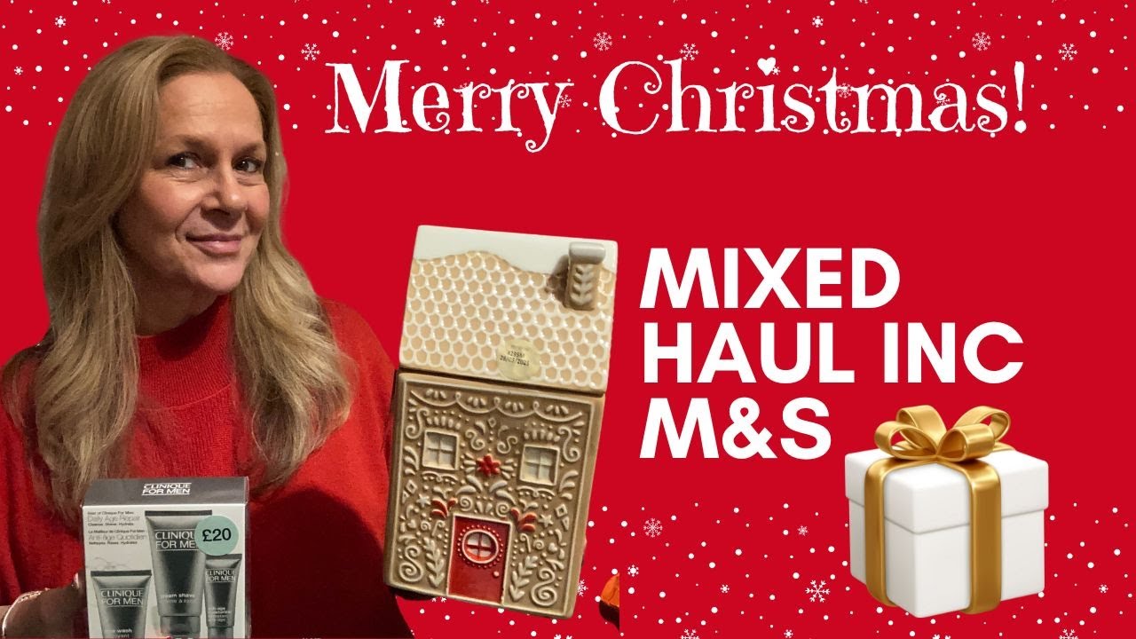 🎁🎁CHRISTMAS SHOPPING HAUL Inc M&S. TESCO. ASDA. BOOTS. ALDI. GIFTS.🎁🎁 GELLEN NAILS