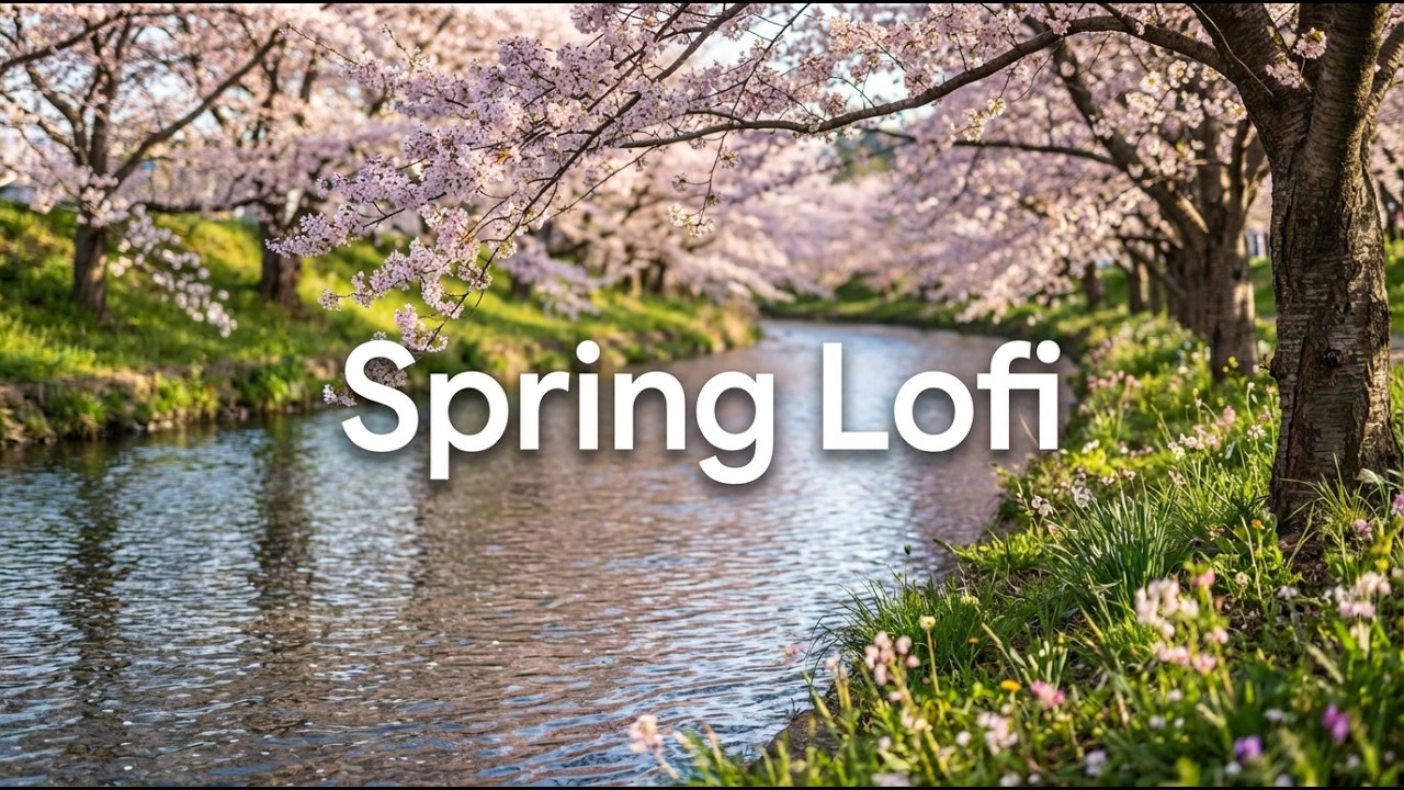 【作業用BGM】Spring 2026 🌸 Cozy Sakura Lofi Beats to Study / Relaxing Nature Sounds