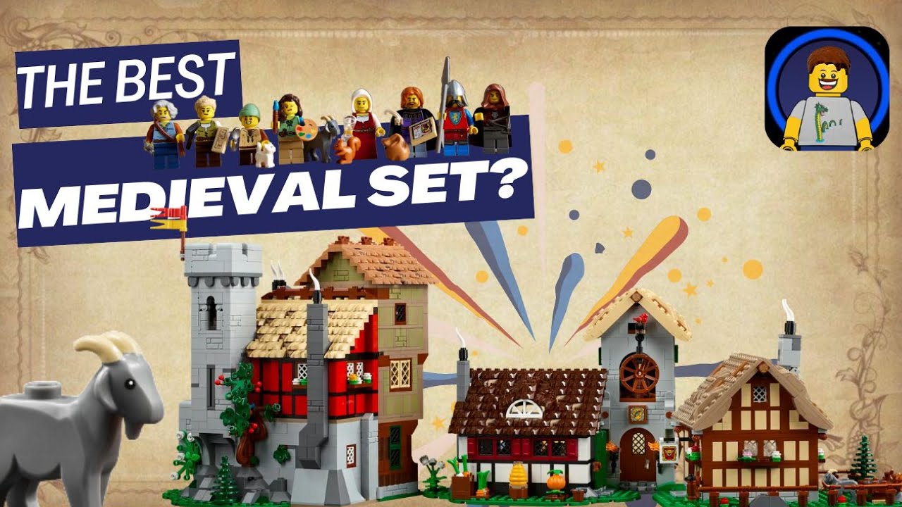 LEGO Medieval Town Square Review! The Best Medieval Set?