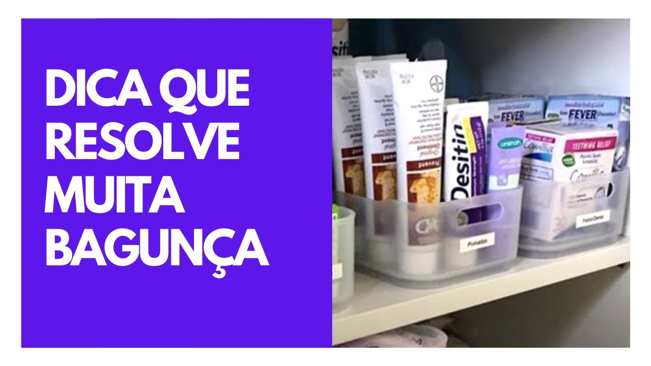 Dica muito simples que mant&eacute;m qualquer lugar mais organizado