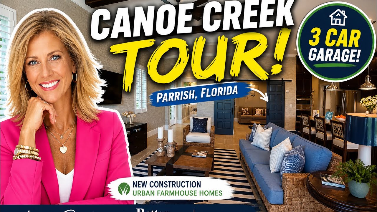 Canoe Creek Parrish FL 🏡 | Model Home Tour + Amenities You&rsquo;ll LOVE!