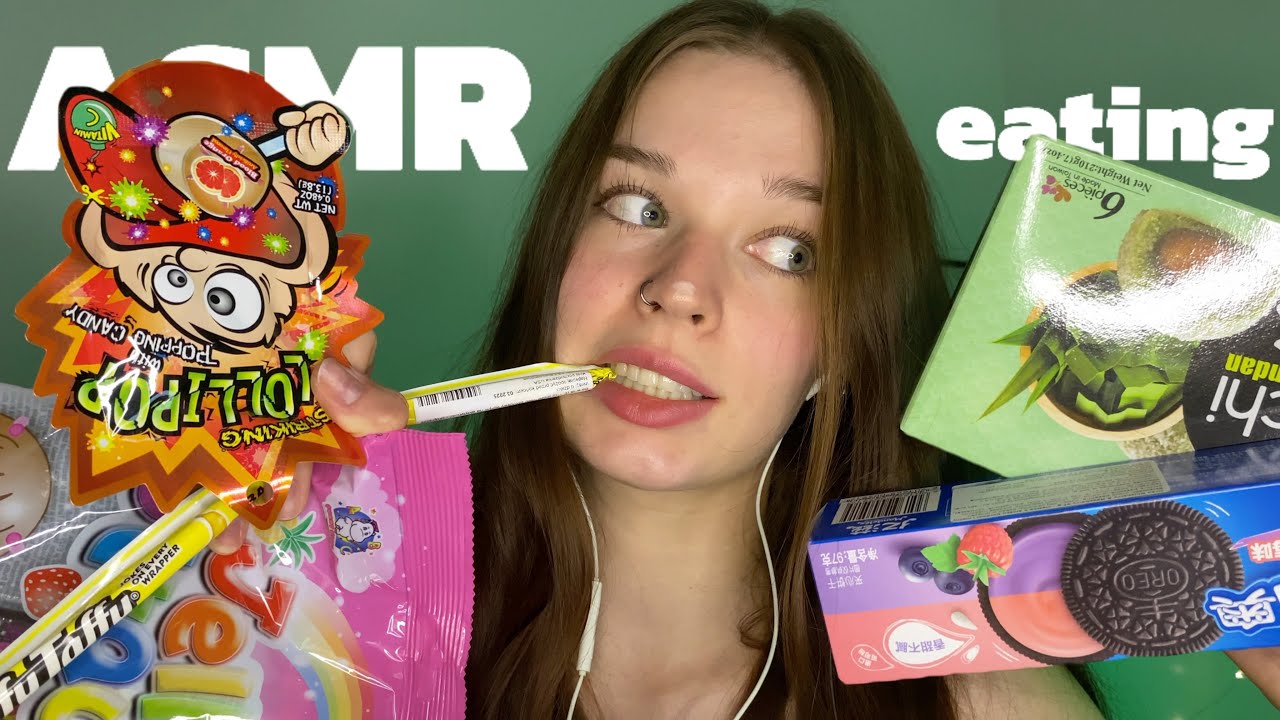 asmr | eating | итинг вкусняшек | жевание и плямканье