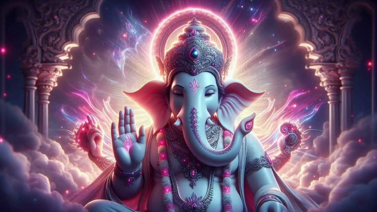 OM GAN GANPATAYE NAMAH Chanting | Ganesha Mantra Positive Energy, Success & Growth