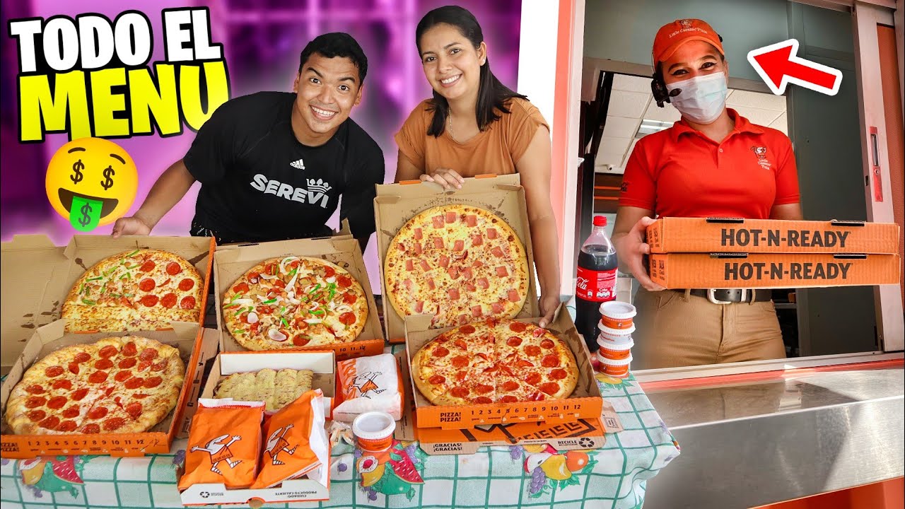 COMPRE TODO el MENU DE LITTLE CEASER