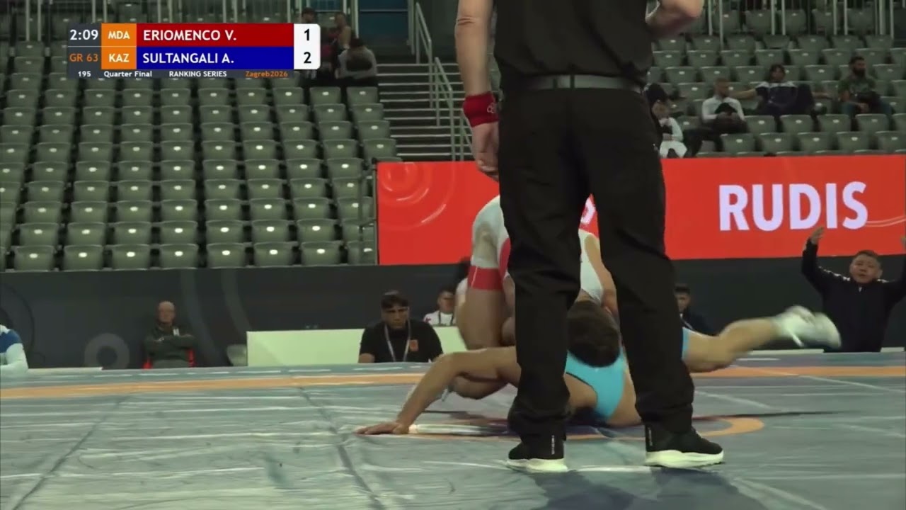 ERIOMENKO V. MDA - SULTANGALI A. KAZ 1/4 63kg