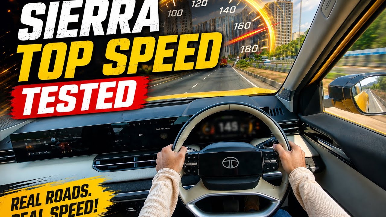 Top Speed Of Tata Sierra Diesel Automatic Tested 😭🔥