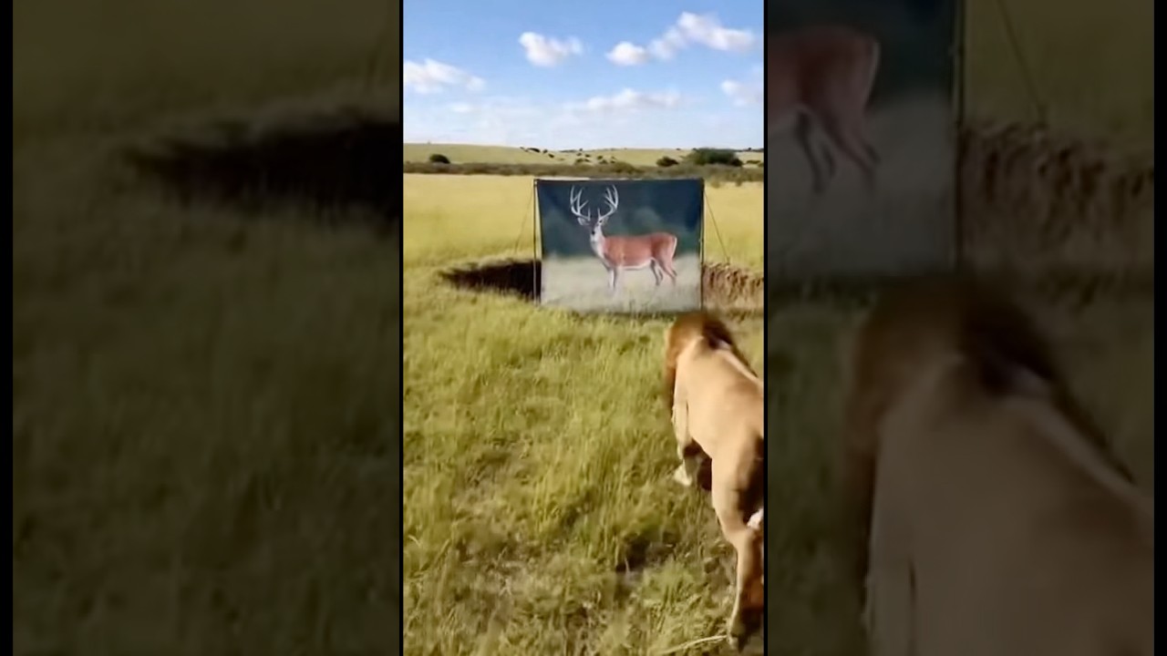 The Lion Charged at a Deer &mdash; Then This Happened #animals #funnyshorts