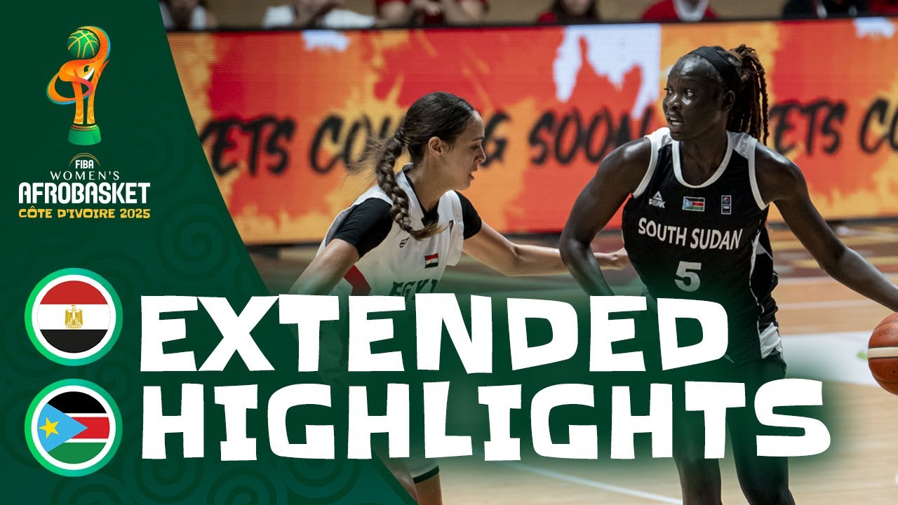 Egypt 🇪🇬 vs South Sudan 🇸🇸 | Extended Highlights | FIBA Women's AfroBasket 2025