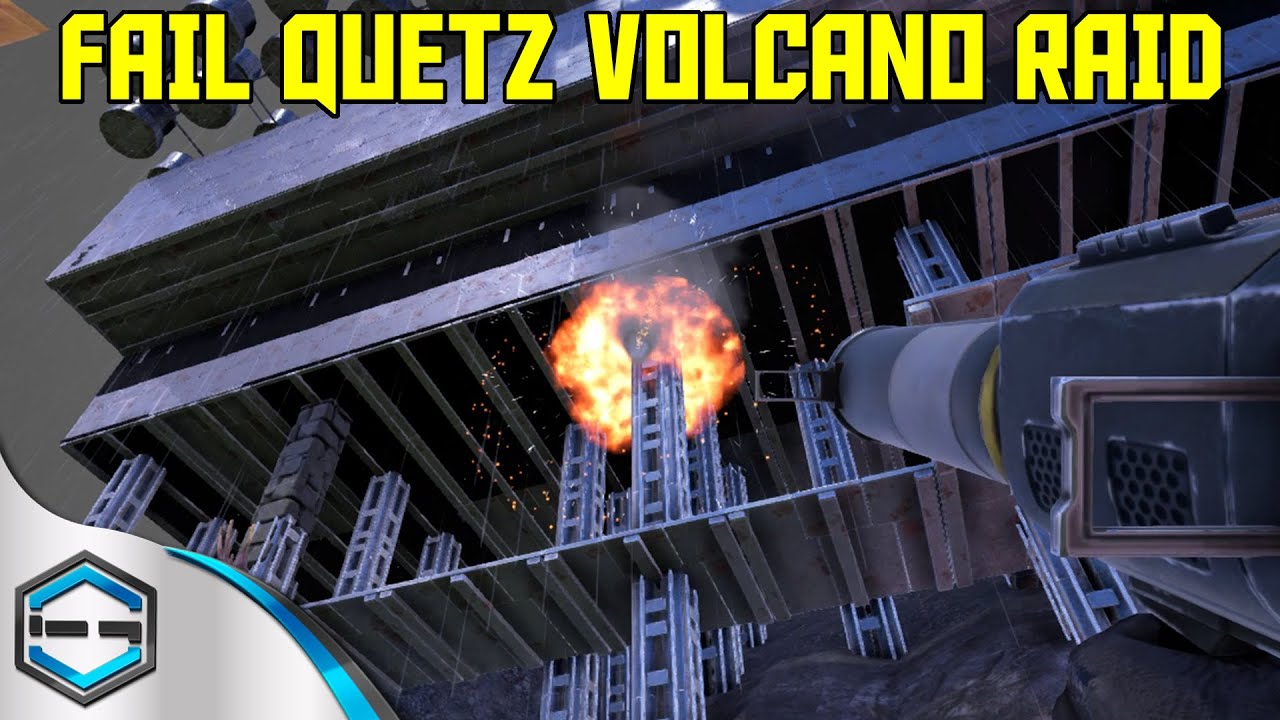 Ark Survival Evolved Fail Quetz Volcano Raid