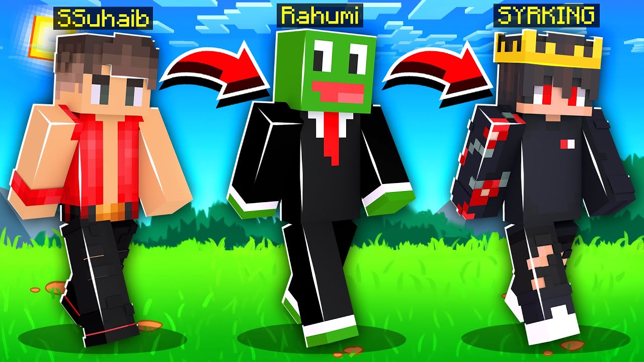 ماين كرافت اقدر اتحول الى اي يوتيوبر !😱 - Become YouTuber