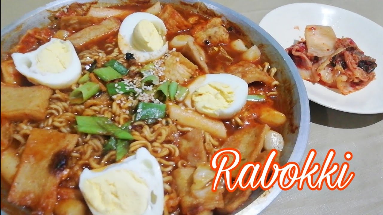 Rabokki | Ramyun and Tteokbokki | KoreanFood | Easy Recipe | Kitchen Time with Anna