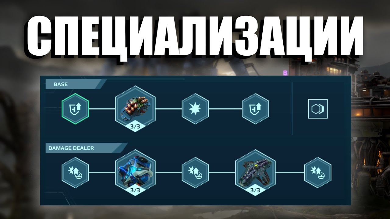 КАКИЕ СПЕЦИАЛИЗАЦИИ ВЫБРАТЬ - ГАЙД | War Robots