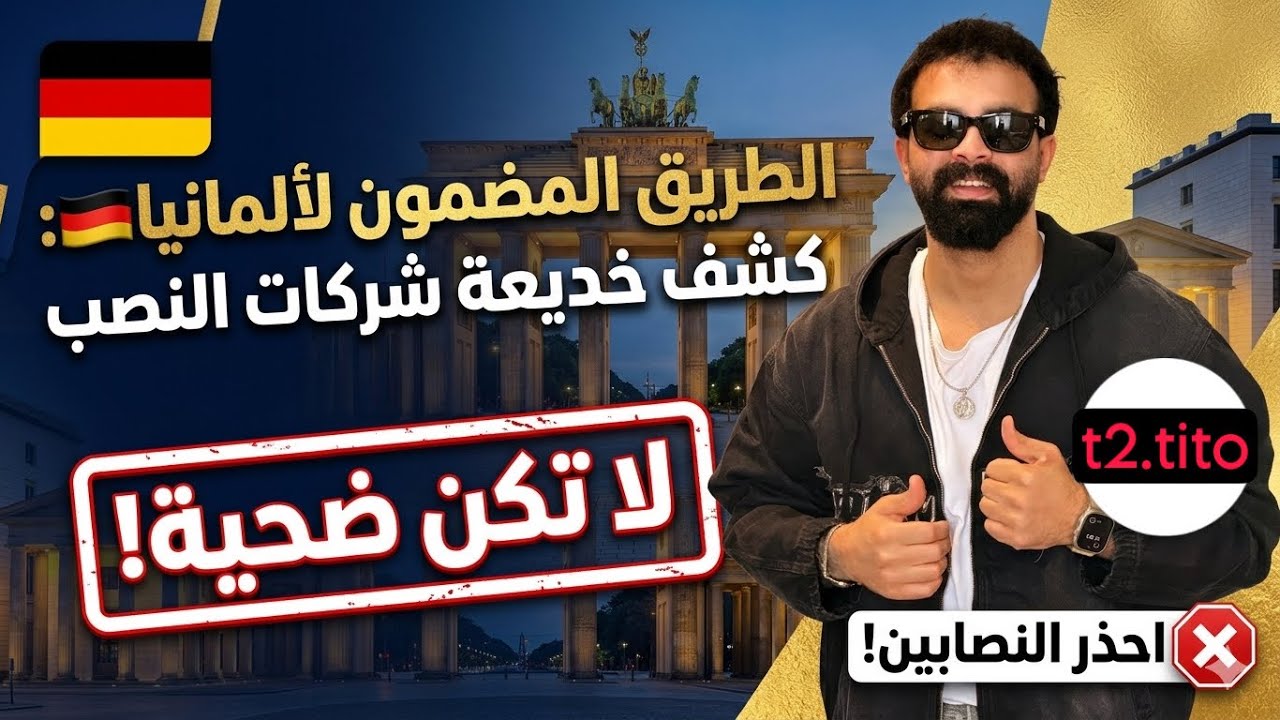 وصولك لالمانيا صار سهل بس شلون ؟ تعال افهم وسافر لكن انتبه! 