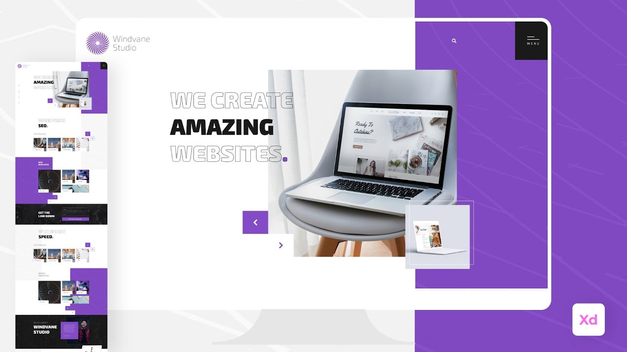 UI Design Speed Art - OMM #AdobeXD
