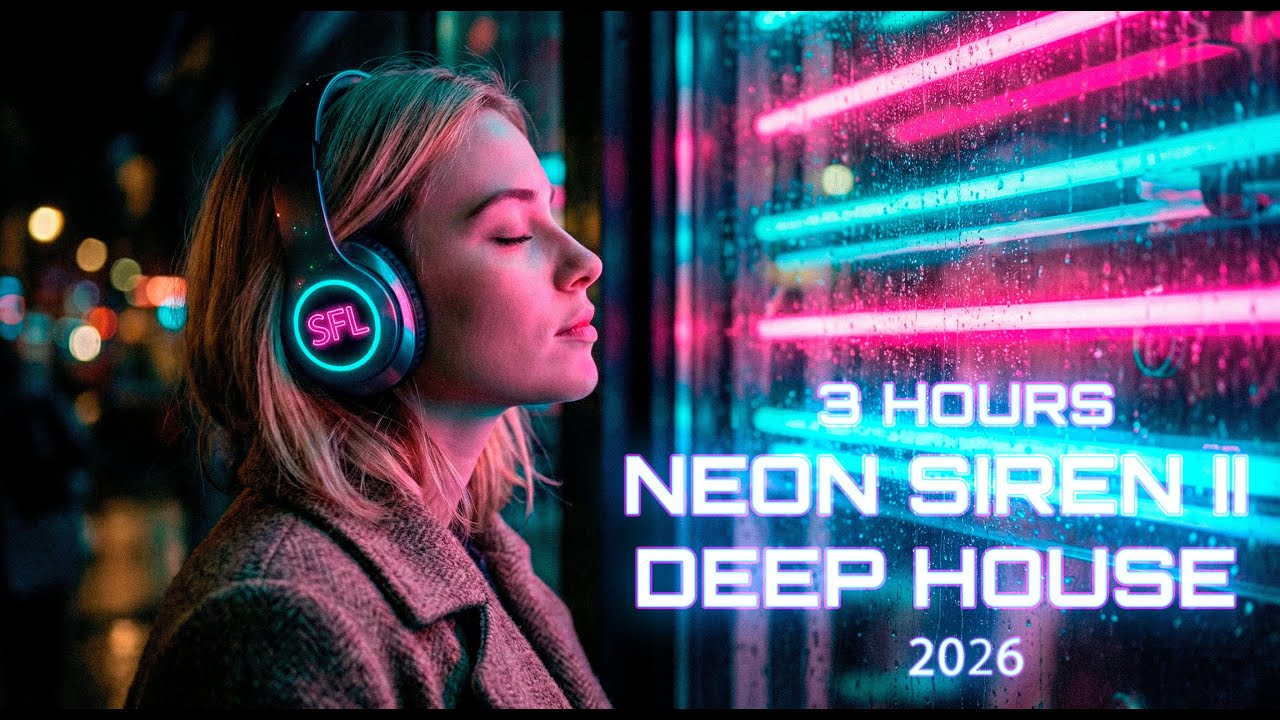 3-HOUR Vocal Deep House Mix 2026 🧛 Neon Siren: Chapter II | Night Rain & Deep Emotions