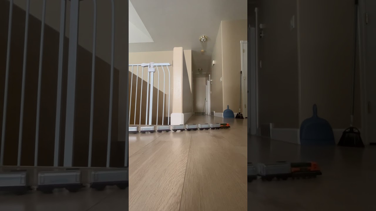 Long ass toy train