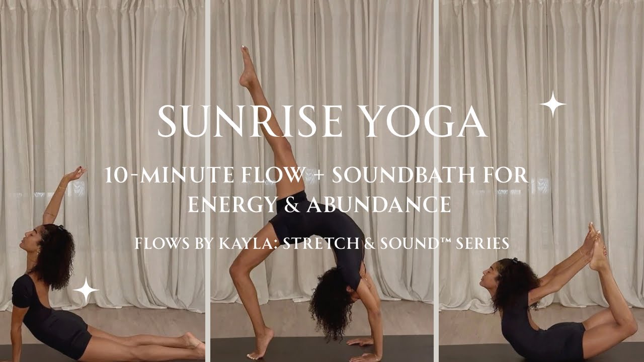 10-Min Sunrise Yoga Flow | Morning Routine to Boost Energy & Attract Abundance