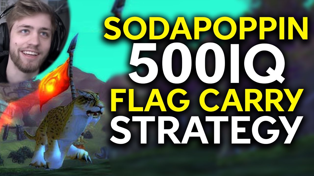 Sodapoppin Brilliant Flag Carry Trick - WoW Classic Highlights Ep. 26