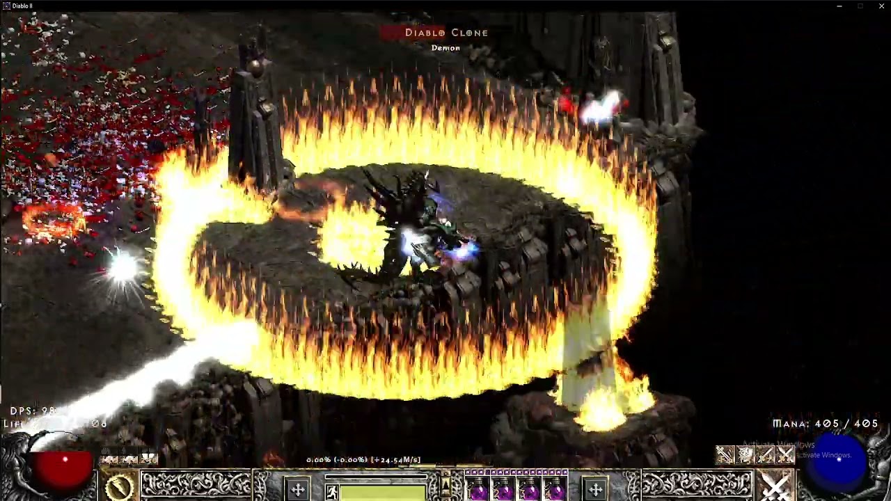 PD2 S12 T2 Diablo Clone Holy Shock Zeal/Sac