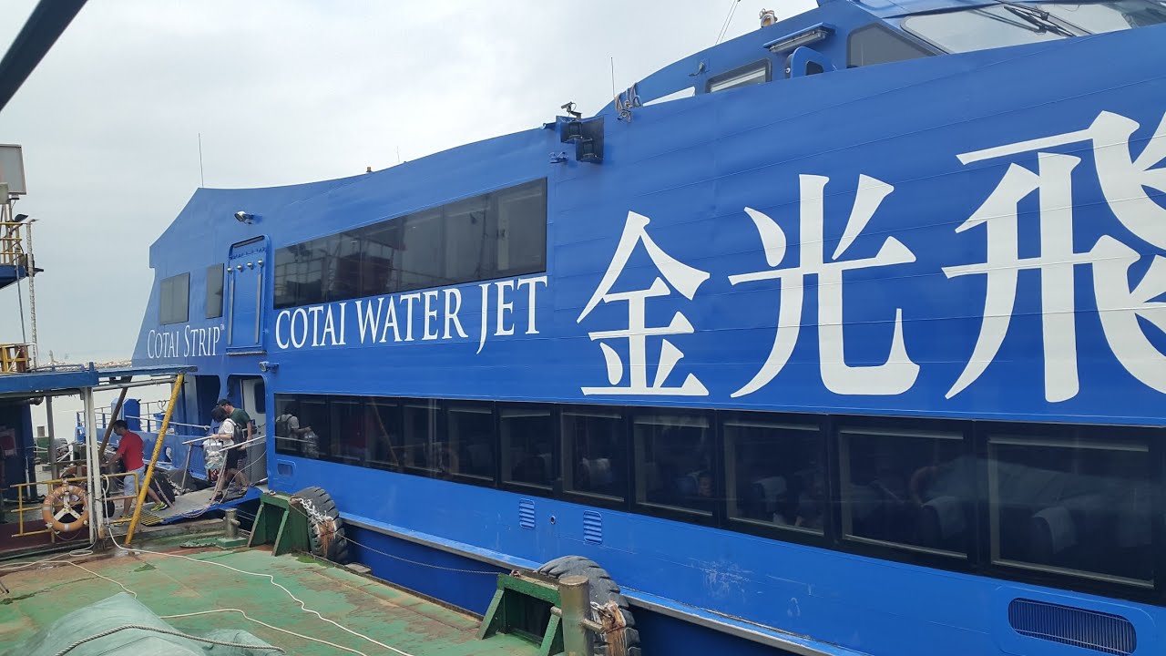Kowloon to Hong Kong Macau Ferry Terminal  for Cotai Water Jet to Taipa, Macau