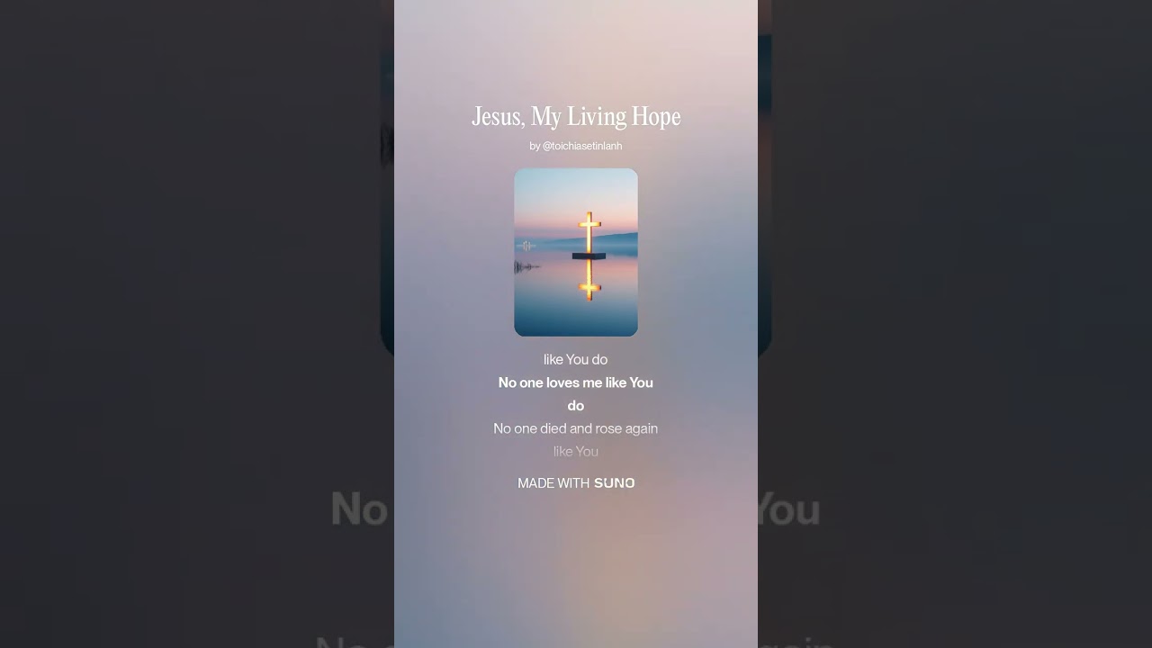 Jesus, My Living Hope, Hym, Worship Song, Christian Music, Markpi Studio