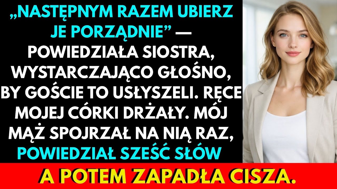 „Dla Twoich Dzieci Z Taniego Sklepu Nie Ma Miejsca” Siostra Szydziła. Moja Córka Pobiegła Z Płaczem