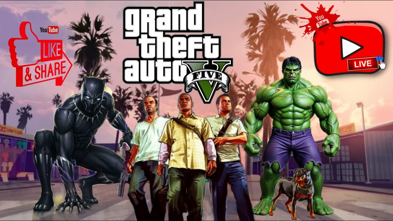 GTA 5 Live SuperHero mods With SK RTX Gaming Live Part-16