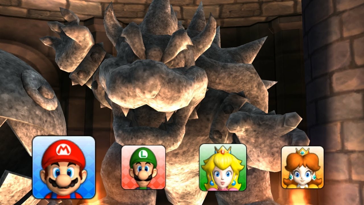 Mario Party 9 - Boss Rush - Mario VS Luigi VS Peach VS Daisy