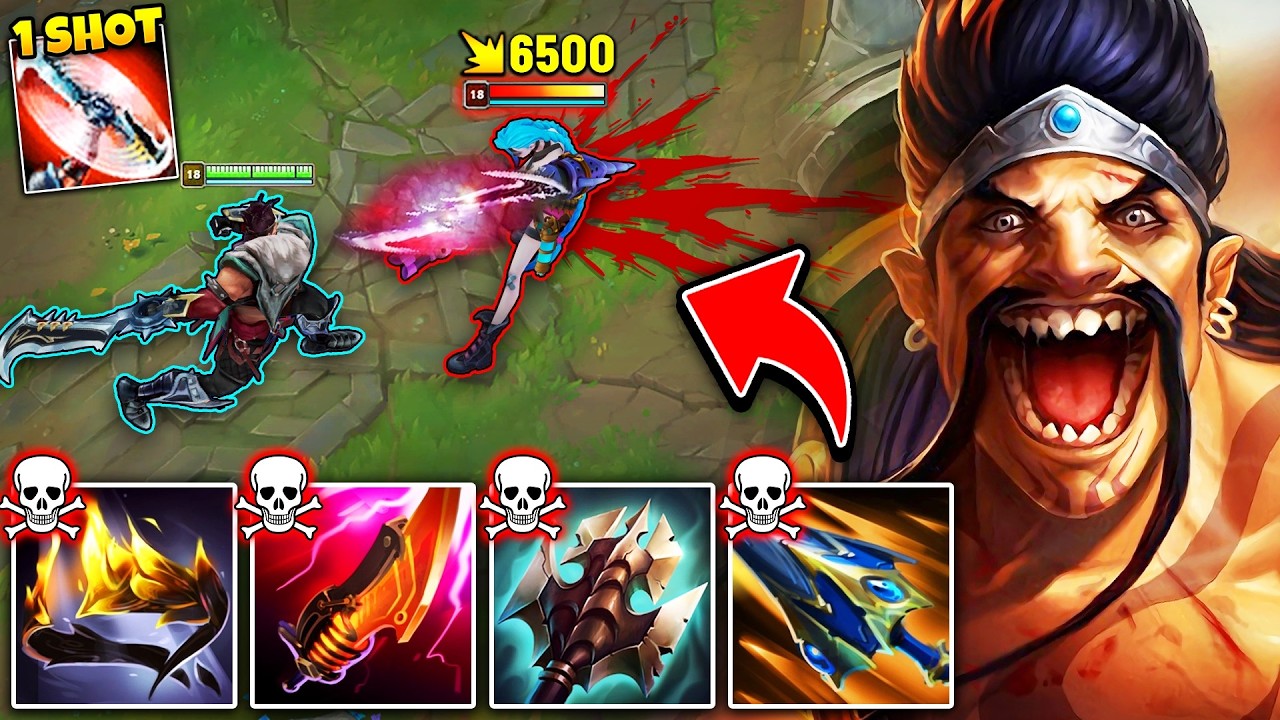 Mathematically Correct Draven throws literal CHAINSAWS that one shot you