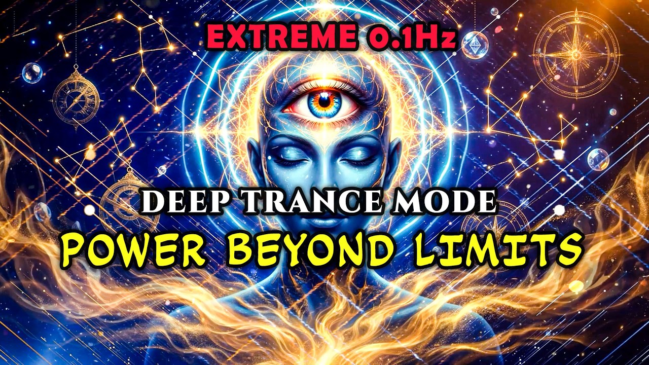 DMT MUSIC (💪0.1 Hz SUB DELTA WAVES!) ⚡ WARNING: POWERFUL DEEP TRANCE | Binaural Beats