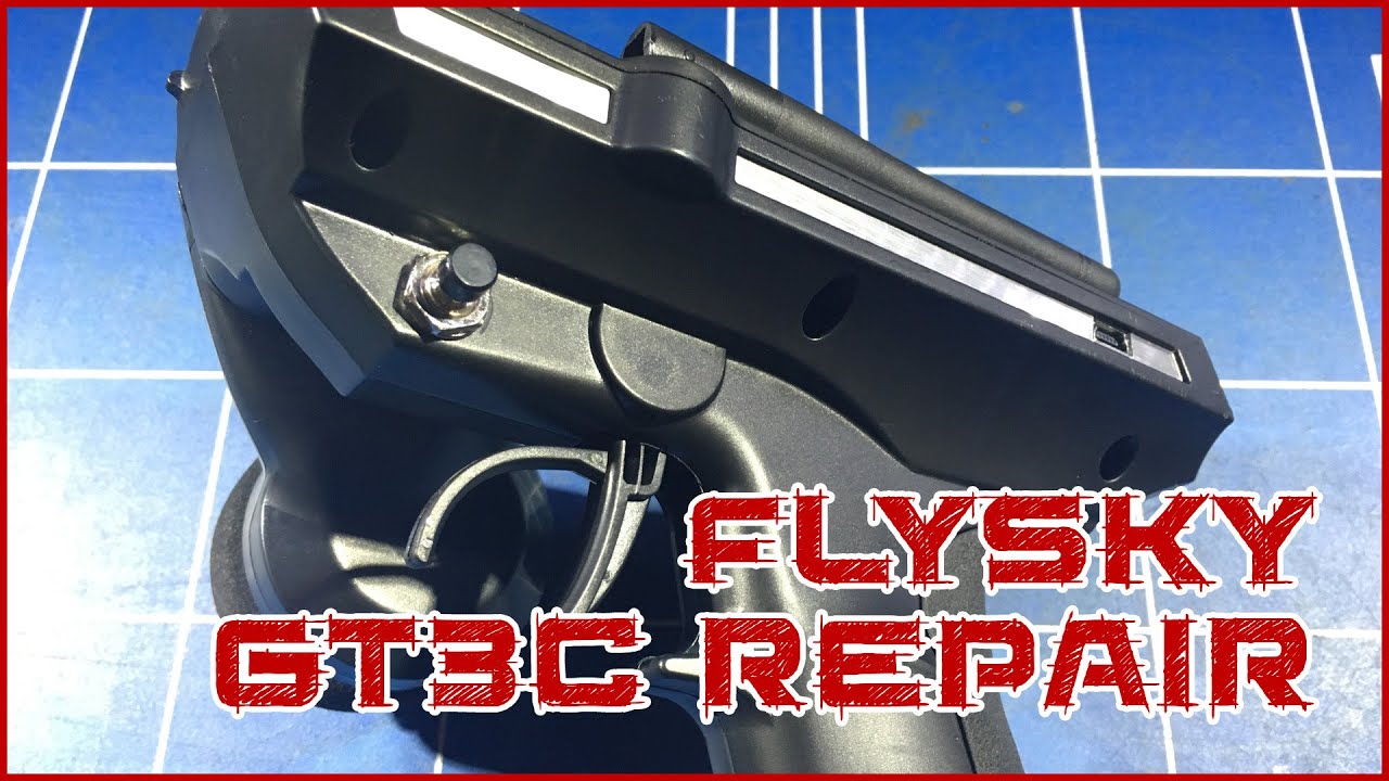 FlySky FS-GT3C Transmitter - Rotary Dial Button Repair Fix