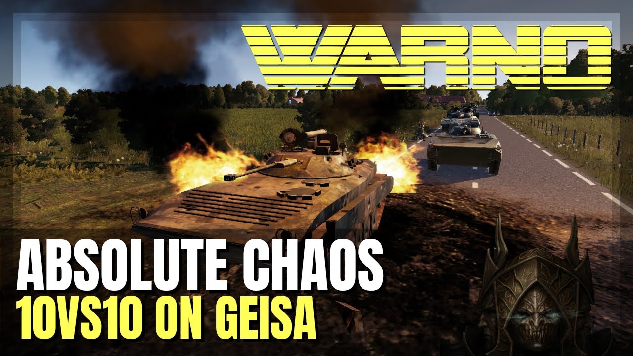 10vs10 Chaos On The New Map! (WARNO)