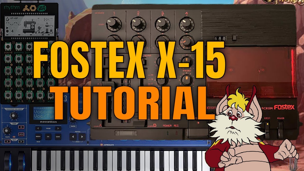 How to record on a Fostex X15 | Thundercats - Snarf's theme