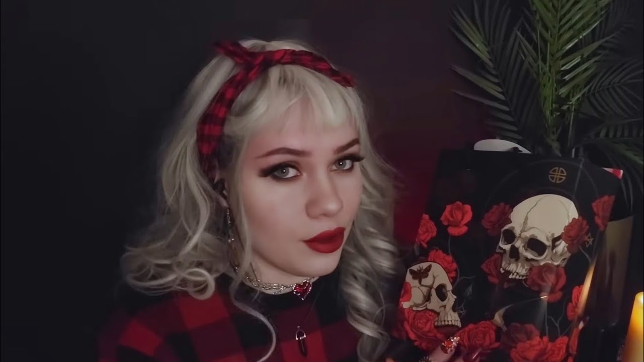 ASMR A Gothic Valentine: Curses, Chocolate and Compliments (Kind personal attention, alt asmr)