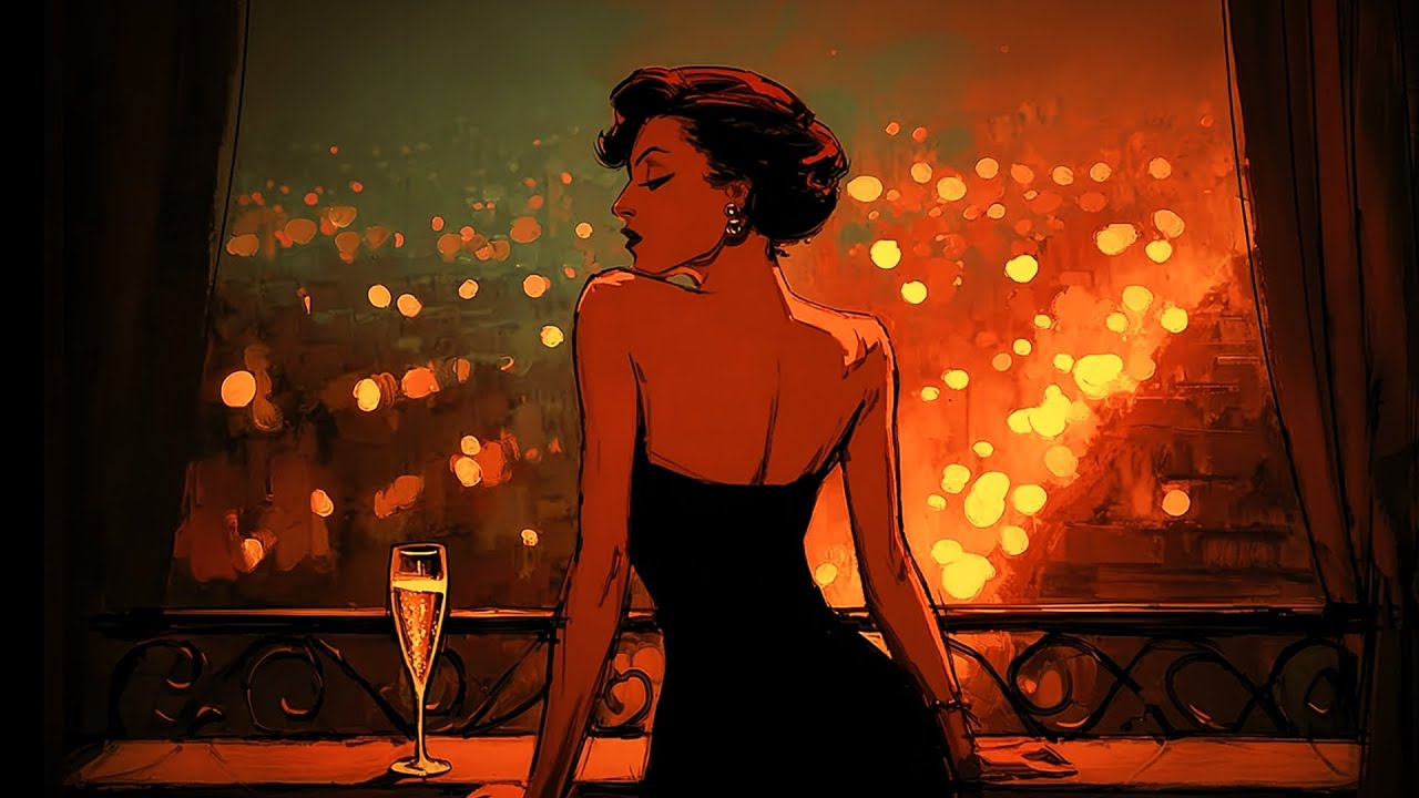 A Glass of Quiet Luxury – 1940's saxophone Noir jazz