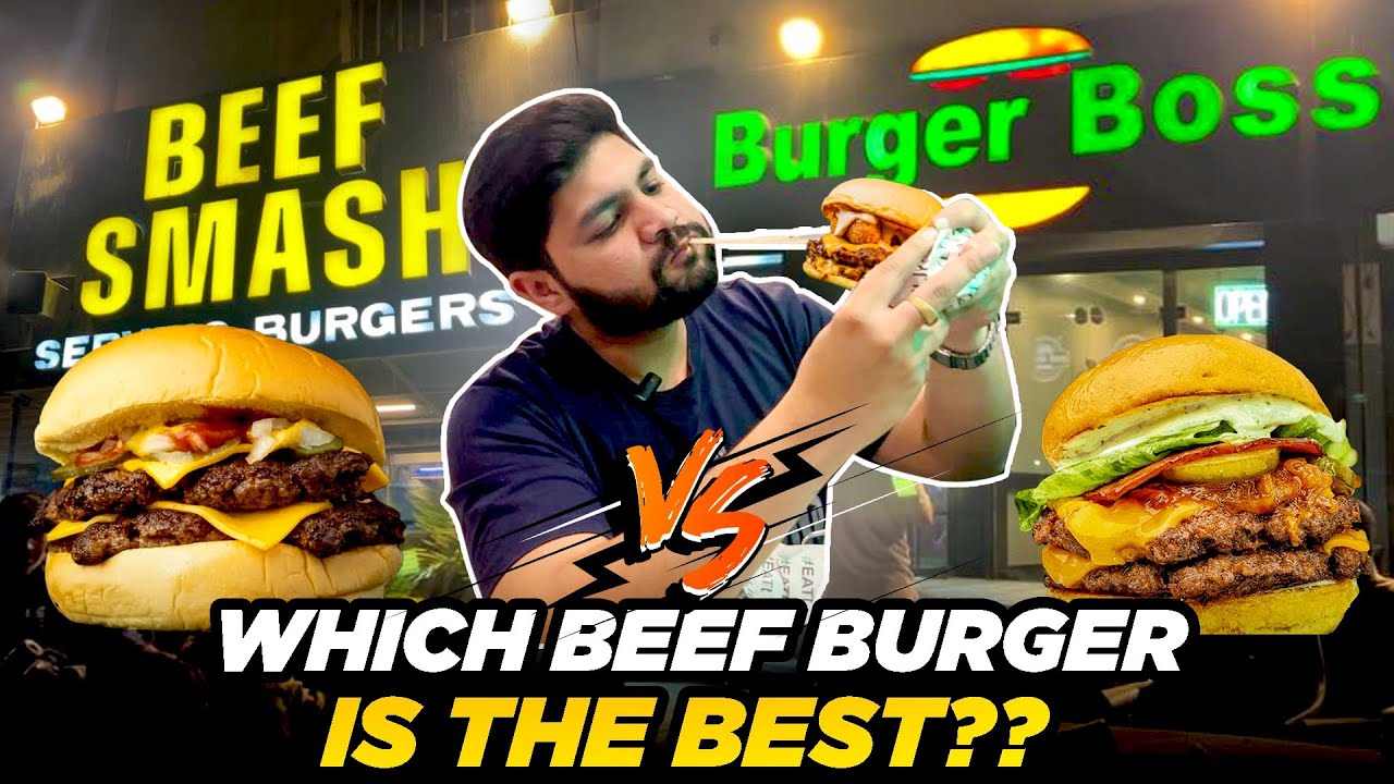Best Beef Burger in Karachi? 🍔 Burger Boss vs Beef Smash - Who Wins?