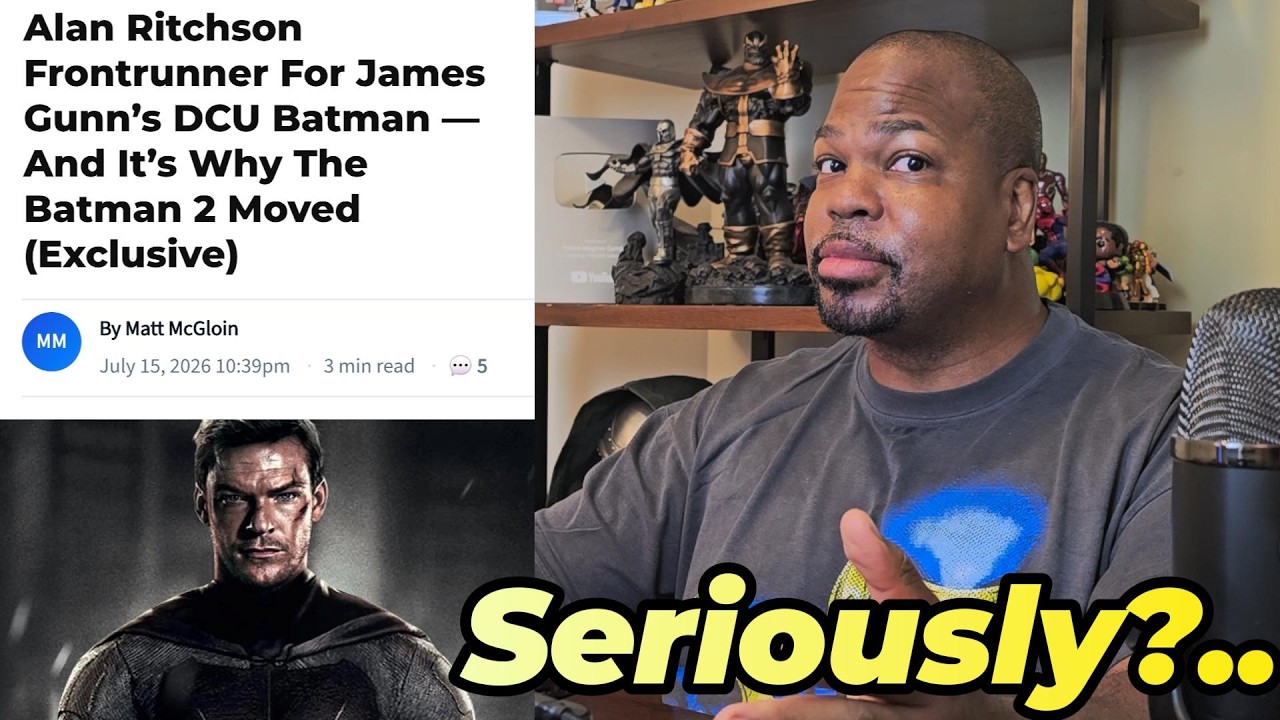 The Batman Part II DELAYED Cuz Alan Ritchson is about to be James Gunn's Batman!